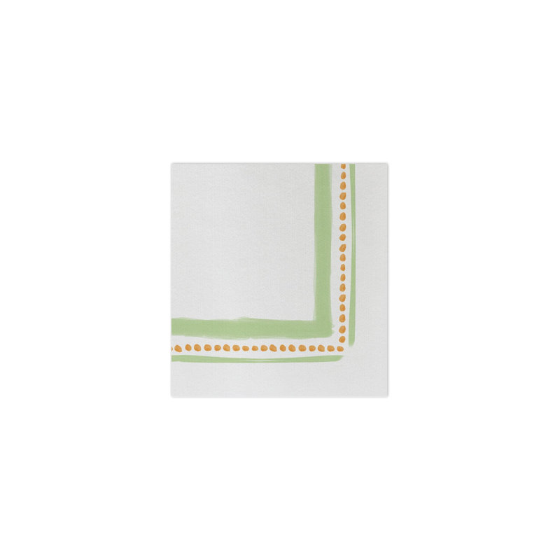 Papersoft Campagna Cocktail Napkins, Green
