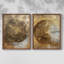 ABSTRACT Series CCXI - reproduction encadrée de qualité supérieure - prête à être accrochée - aucun clou requis - aucun clou requis-2031704440-2031704445
