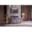 Causeuse de style moderne en argent-771094333