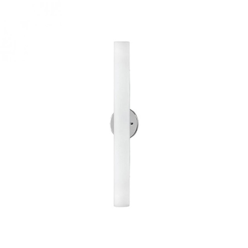 Elegance Brushed Nickel 24" LED Dimmable Sconce with White Opal Glass