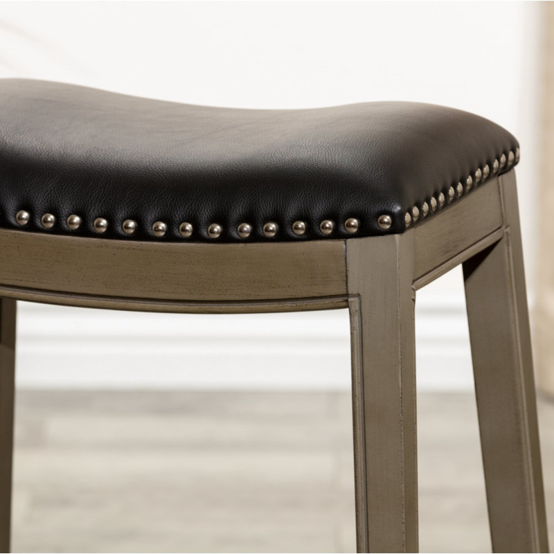 Chaise de salle à manger en tissu, Gris, Os