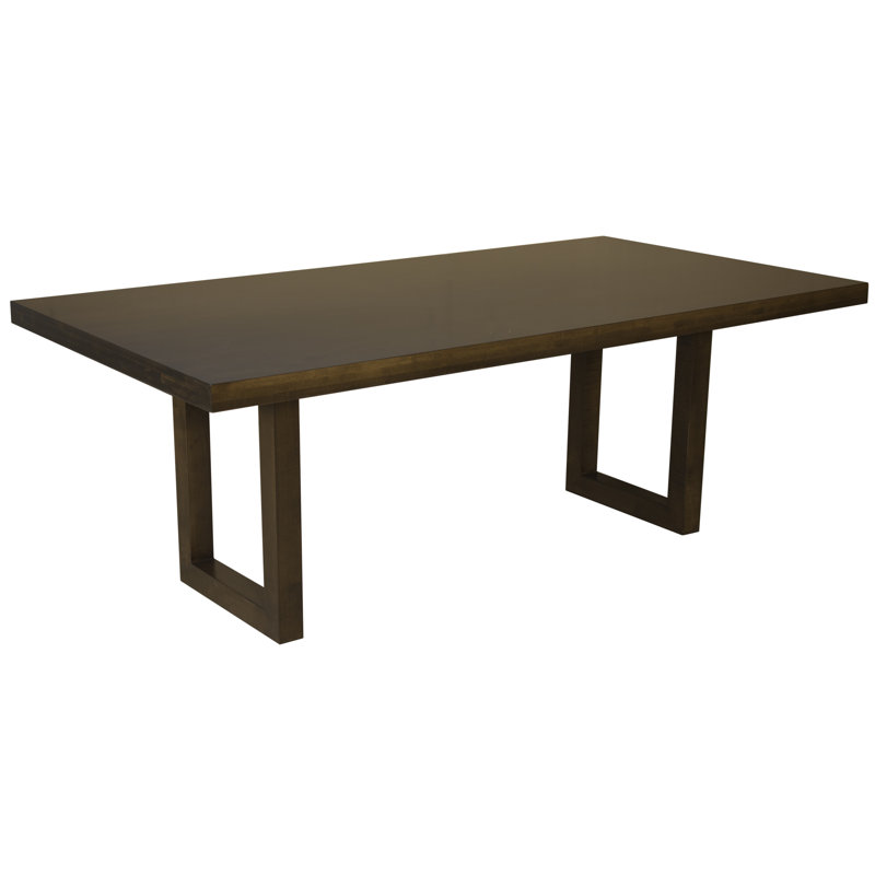 Maple Solid Wood Dining Table, Aurora, 29" H x 72" W x 42" D