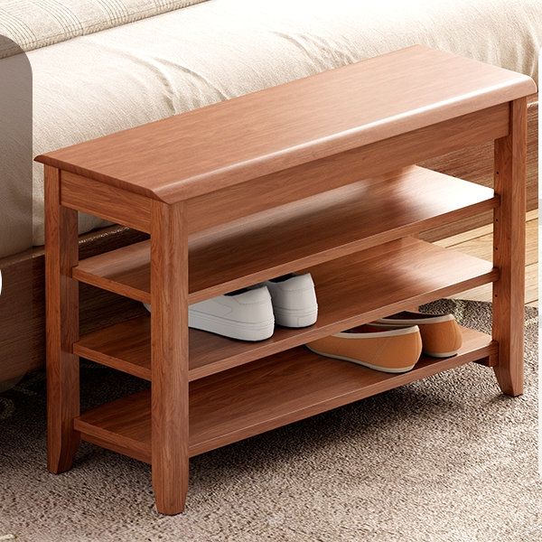 Banc à langer réglable, banc de rangement, rangement dissimulé. avec une capacité de charge allant jusqu'à 550 livres, convient aux chambres à coucher et aux couloirs. 100% bois massif
