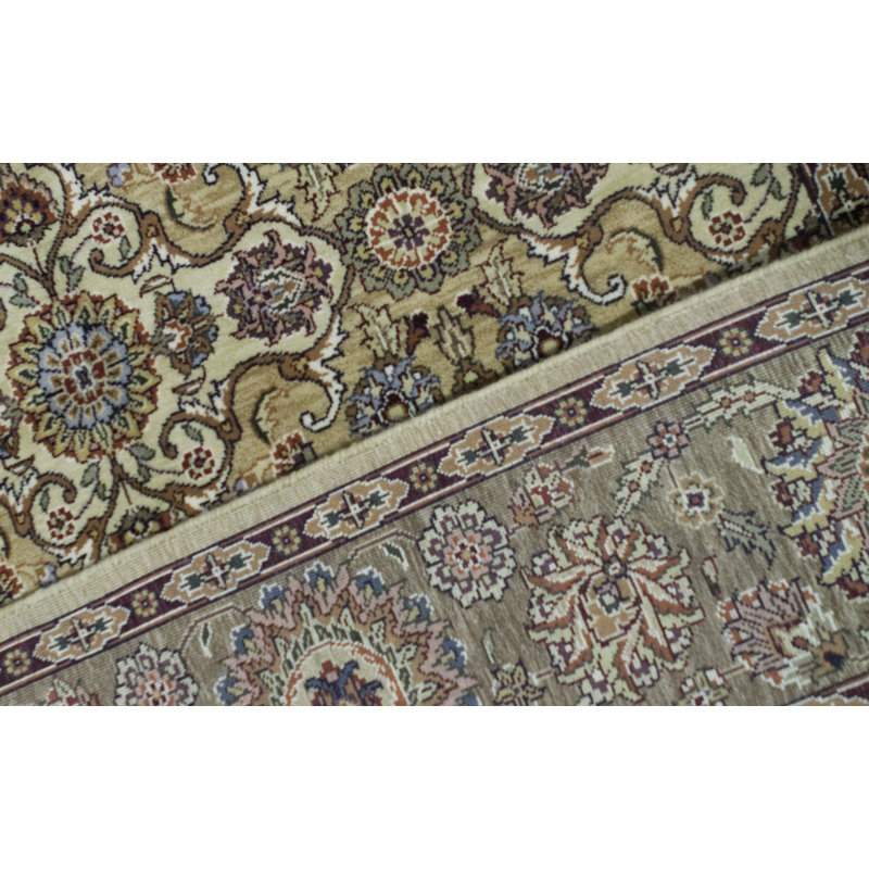 Tapis brun de haute qualité noué à la main