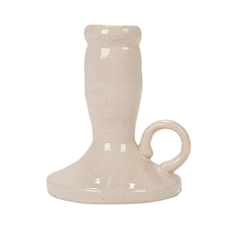 Stoneware Taper Candle Holder