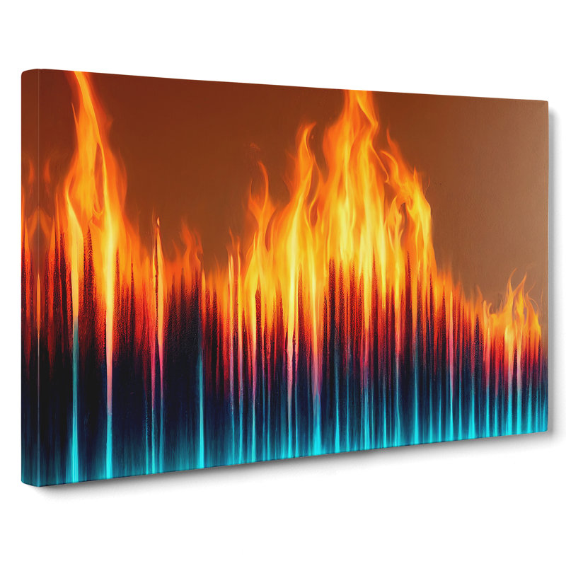 Heavenly Modern Abstract Art - Wrapped Canvas, 35cm H x 50cm W x 3cm D