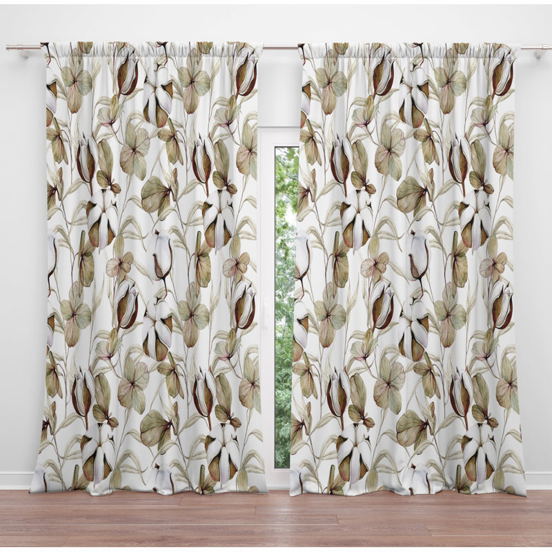 Ahriah Room Darkening Curtain Pair, 20" W x 52" L