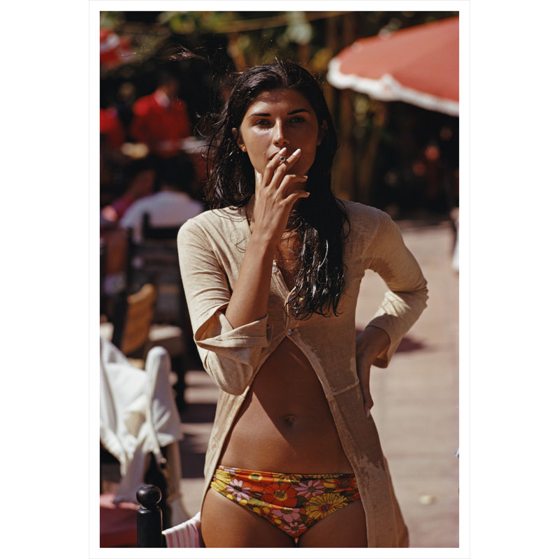 Getty Images, "Inez Calleja," Slim Aarons, September 1970 (Print Only) Photographic Print by Slim Aarons