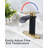 Single-Hole Single-handle Bathroom Faucet with Drain Assembly-95166408