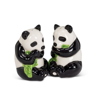 Ensemble de salière et poivrière Mr. MJs Sitting Pandas