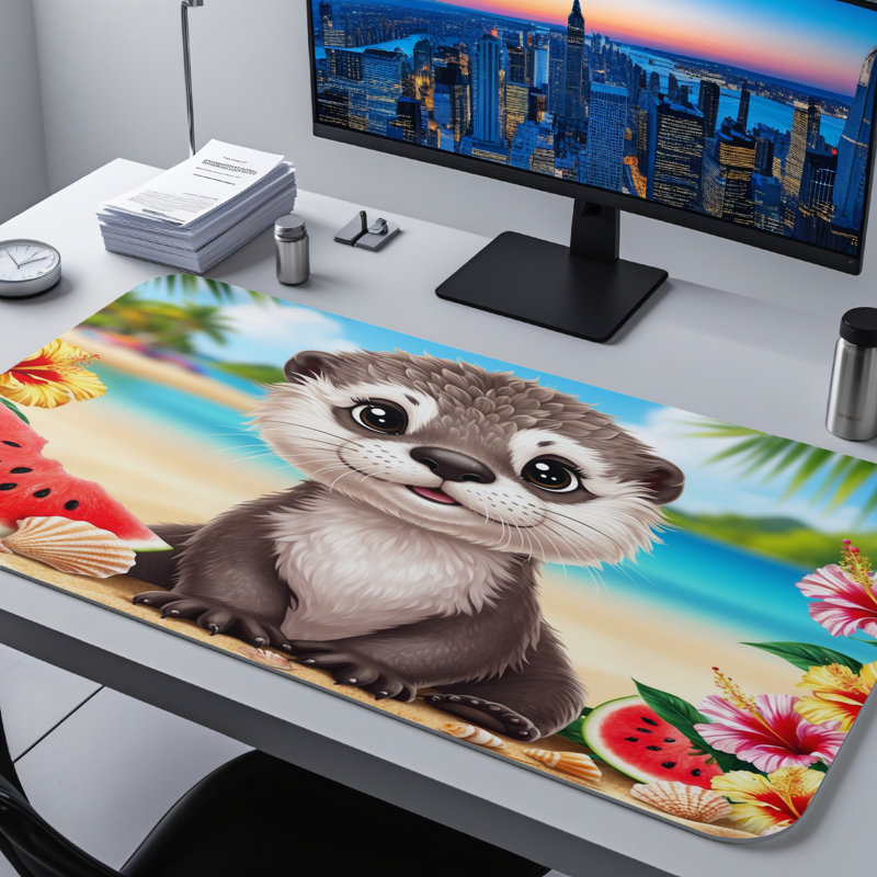 Polyester Desk Pad, 23.6x13.8