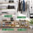Durable 3-Tier Long Shoe Rack 33" - Stackable Wood Organizer For Bedroom And Hallway