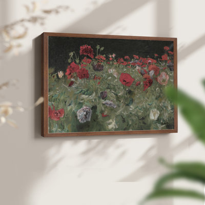 Motif floral rétro - Cxxiv - reproduction encadrée