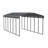 Galvanized Steel Carport, 12X29X9-90469403