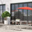 Joel Rectangular Aluminum Patio Dining Set with Polyresin Top-168706024