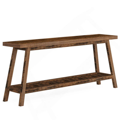 2-Tier Sofa Table,Console Table,Extra-Long Entryway Table