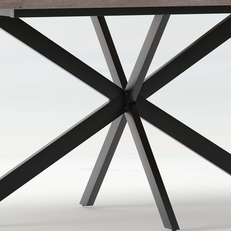 Table de salle à manger rectangulaire, Gris