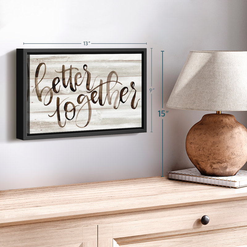 Hillar Farmhouse Be's I Canvas Print, 9" H x 13" W