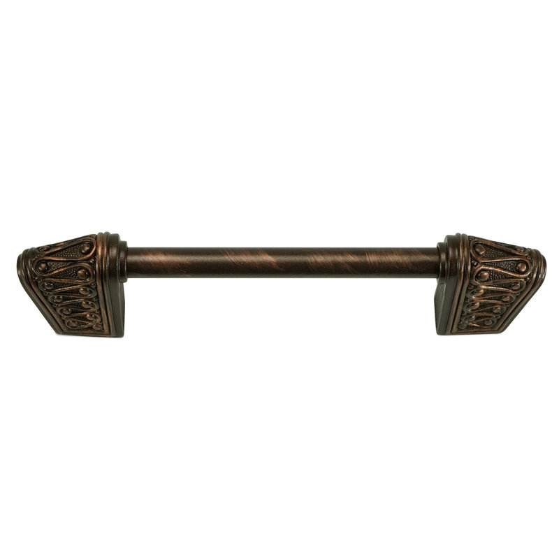 Rivoli  c.c. pull; Soft, Oil Rub Bronze, 4"