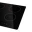 Plaque de cuisson électrique 24 po, plaque de cuisson à induction, 4 brûleurs, noir