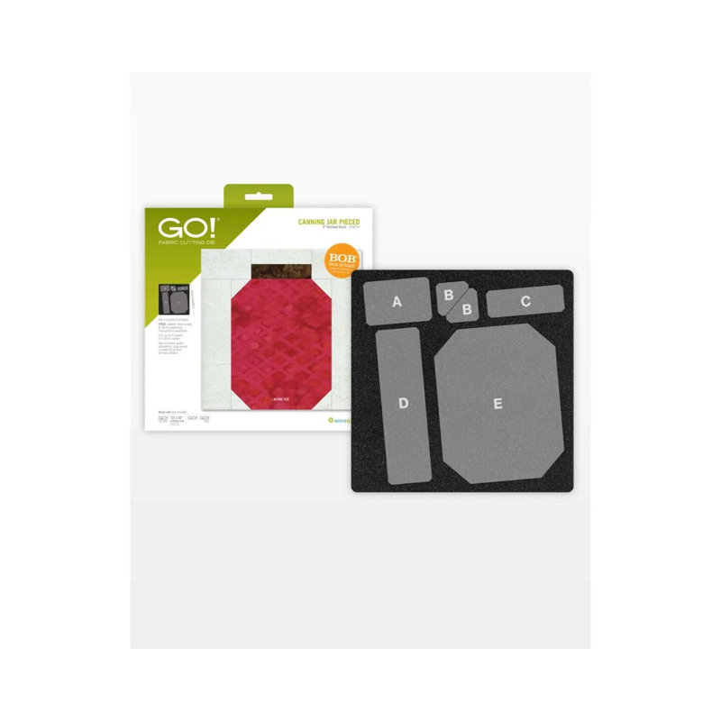 AccuQuilt GO! Matrice à découper en bloc de 8 po Canning