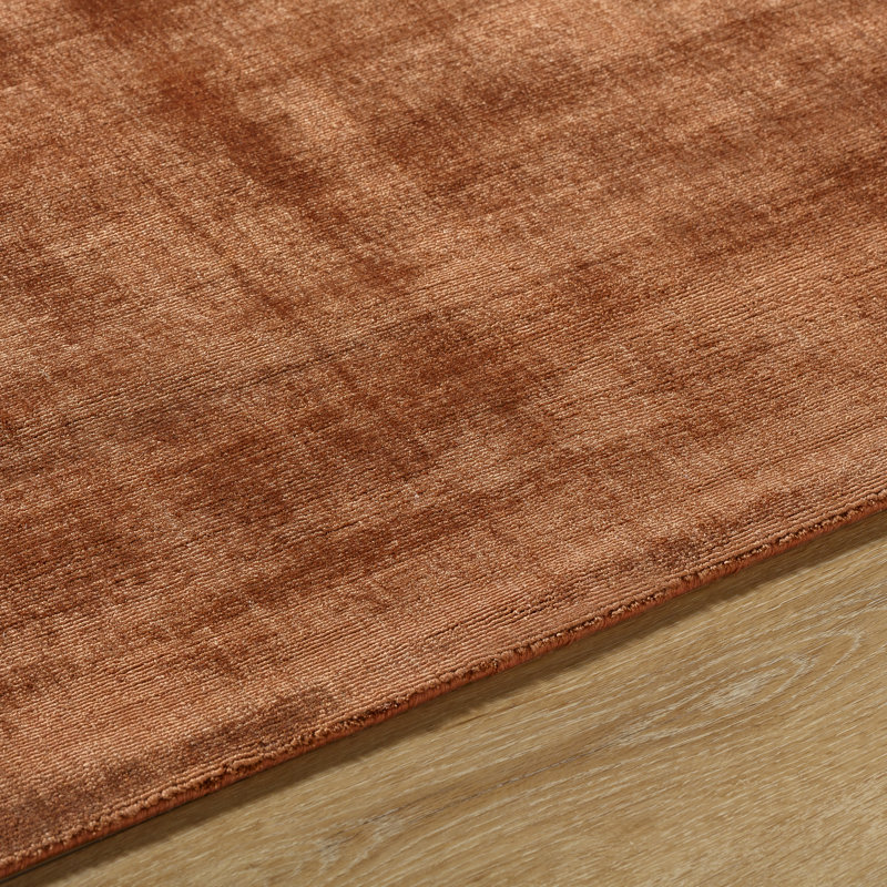 Fennel Hand Loomed Viscose Indoor Rug, Rectangle 5' x 8'