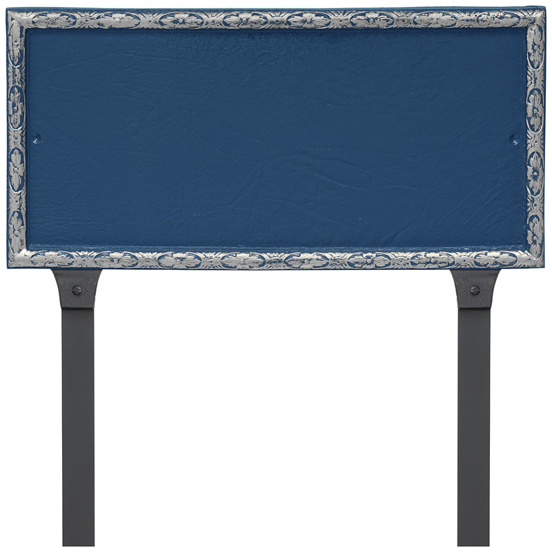 Enseigne d’adresse pour pelouse sur 2 lignes jefferson, Bleu de mer / Argent, Oui