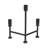 Cicero Candle Holder Black