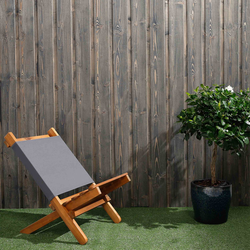 Viking Painted Cladding TG Shiplap Anthracite Grey  (L) 2.4M (W) 146Mm (T) 19Mm Pack Of 6 Pieces (1 Bundle)