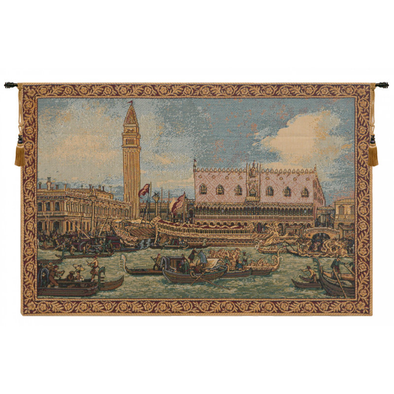 Italian Loom Woven Cotton Blend Wall Hanging