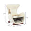 Chaise d'appoint rembourrée avec espace de rangement pour animaux de compagnie Doris-125096630