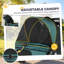 Poussette pour animaux 3 roues pliable pour chien avec roues en caoutchouc 12 po-132273671