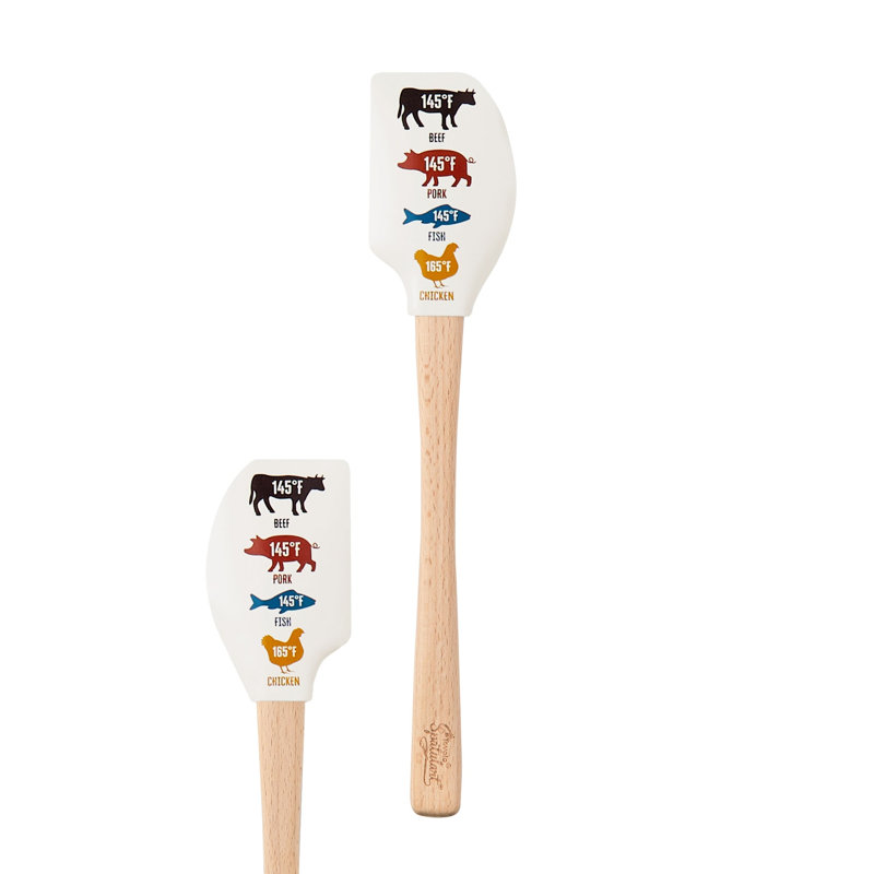 Spatule en silicone avec poignées en bois Tovolo Spatulart