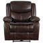 Fauteuil inclinable électrique Niculai brun foncé-54403243