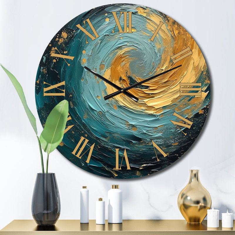 Horloge murale Golden Ocean, Petit