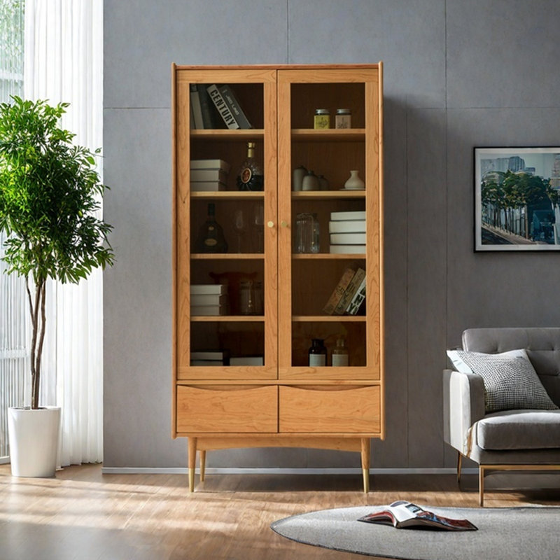 Modern large storage bookcase, Brown