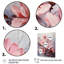 Rose et gris fleur de fuchsia Serenity Blooms 2 - Fuschia, art mural-1597875801-1597875823