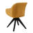 Hayek Upholstered Swivel Armchair-387612662-387612661