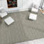Hand Knotted Striped Area Rug in Blue/Beige-5748692