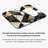 Abstract Geode Shapes II Modern Gaming Cute Office Laptop Desk Pad Gift Mat Square Rectangle Non-Slip Mousepad