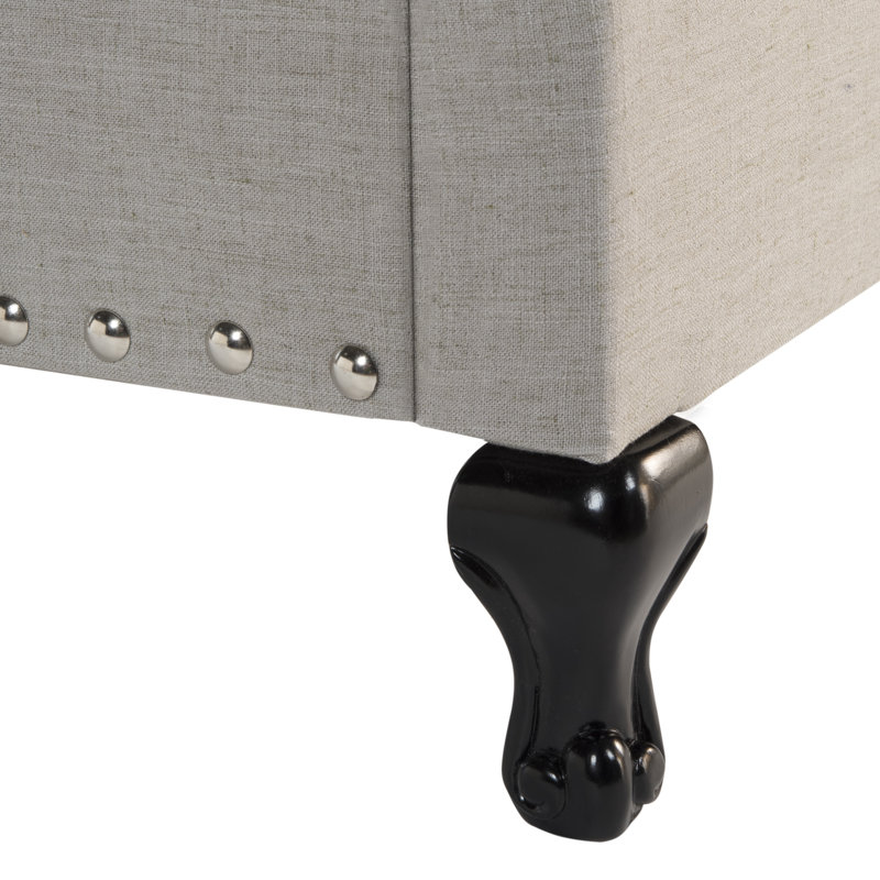 Bazeley Panel Bed by Harriet Bee, Light Gray, Twin