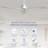 59.96'' Ceiling Fan with LED Lights