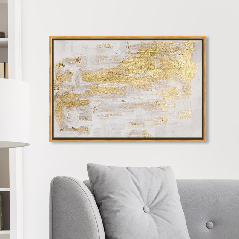 Pure Love - Print on Canvas, 20" H x 30" W, Gold