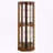 6-Shelf Corner Curio Display Cabinet with Lights and Mirrors-501168140