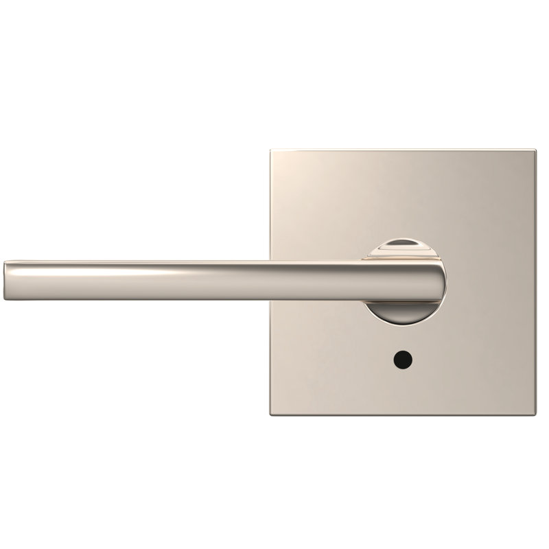 Custom Latitude Non-Turning Lever with Collins Trim, Polished Nickel