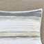 Courtepointe 6 pièces avec coussins décoratifs pour très grand lit / très grand lit. Watercolor Stripe Design A Look Look. Oreillers en microfibre doux et confortables, très grand. Chambre sereine paisible.-124308726-124308727