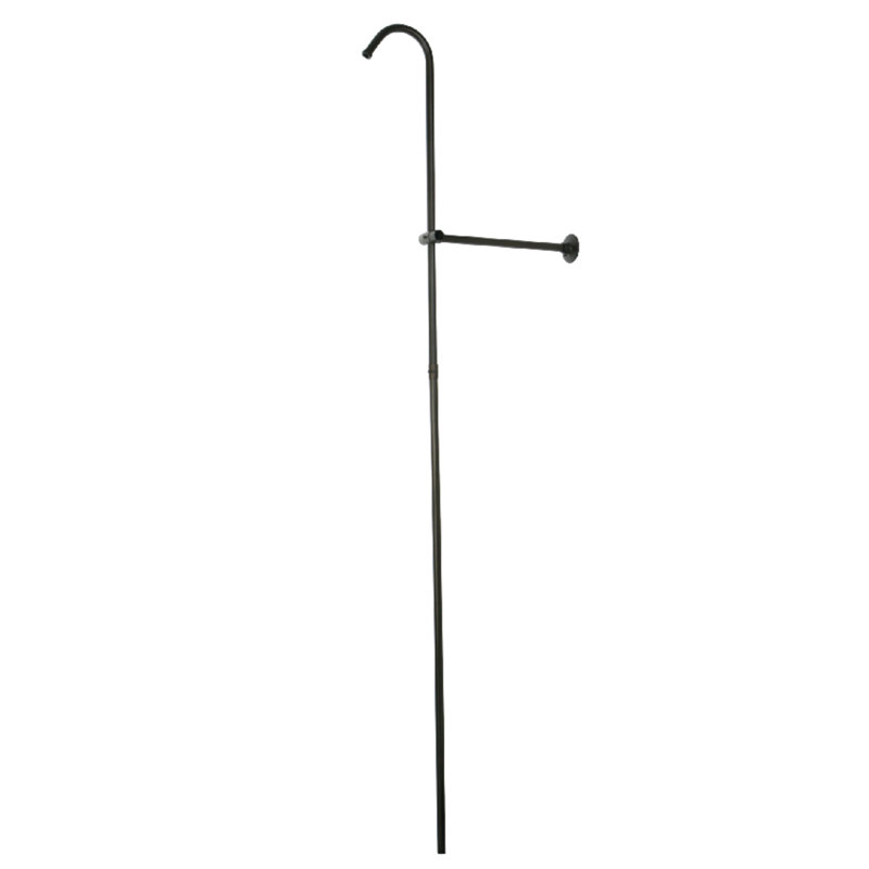 Shower Riser And Wall Support, Oil Rubbed Bronze