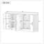 Armoire à rayures verticales polyvalente pour diverses pièces, rehaussant le rangement et le style avec une construction durable et un design moderne-1701328084