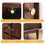 Nut-brown Solid  Wood Display Cases