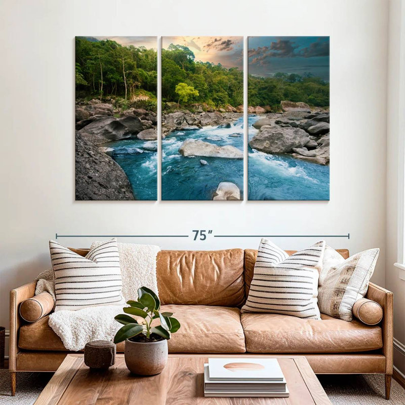 Rorry Cangrejal River, 42" H x 65" W
